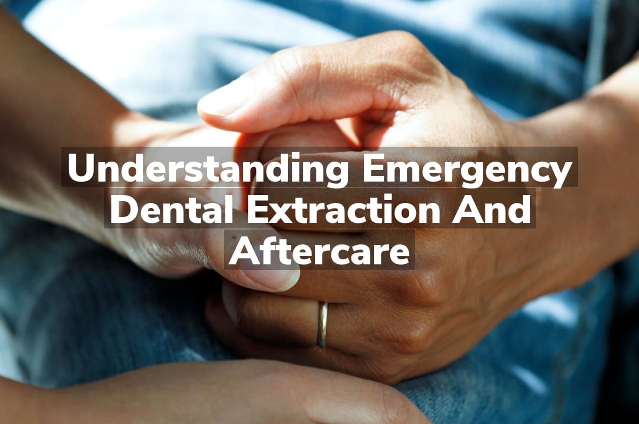 Understanding Emergency Dental Extraction and Aftercare